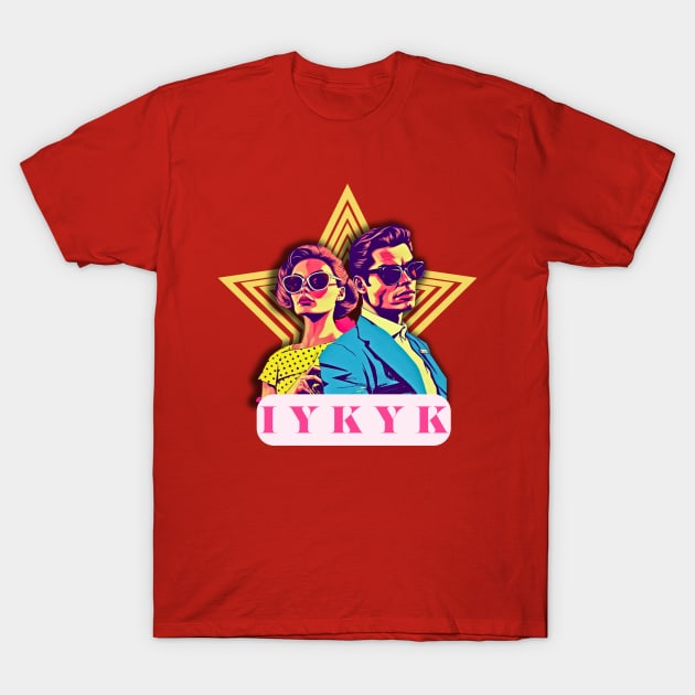 IYKYK Iconic Duo Tribute Graphic Tee - Casual Wear T-Shirt by ONEWondr